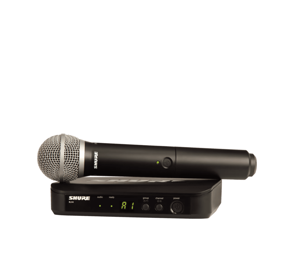 מיקרופון אלחוטי SHURE BLX24 / PG58