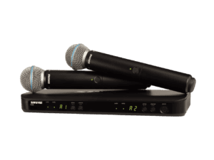 זוג מיקרופונים אלחוטיים SHURE BLX288 / BETA58A